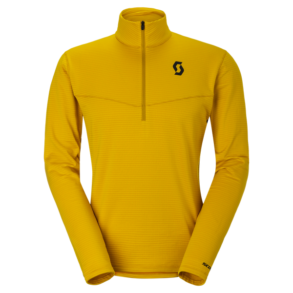 SCOTT Defined Light Midlayer-Pullover Herren - Sundial Yellow Vorderseite bei PeakStyle
