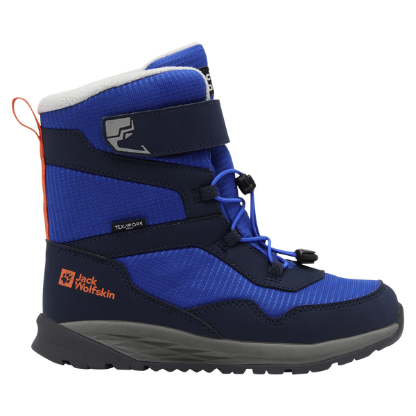 Jack Wolfskin POLAR BEAR-B TEXAPORE HIGH VC K Kinder Winterstiefel – Crisp Cobalt – Packshot 1