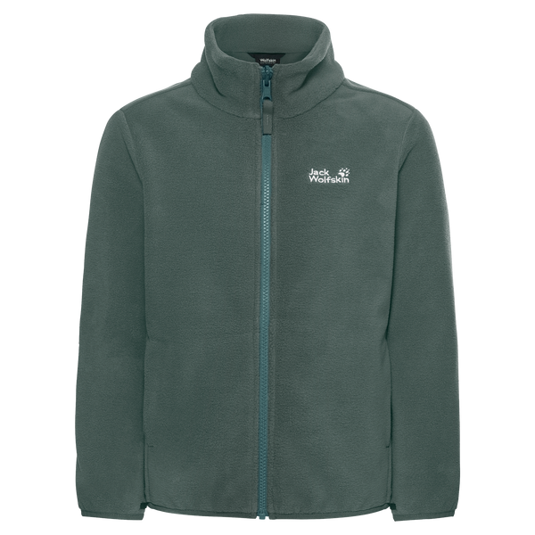 Jack Wolfskin TAUNUS 200 FZ K Kinder Fleecejacke Sago Palm 9-a100
