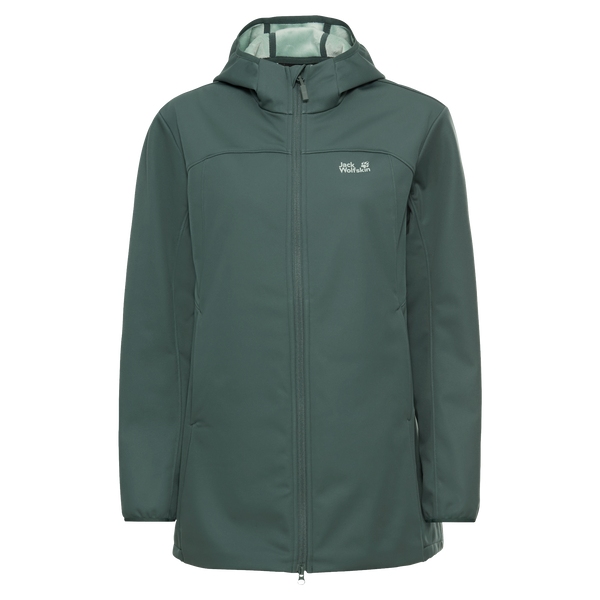 Jack Wolfskin WINDHAIN 2 COAT W Sago Palm – 9-a100