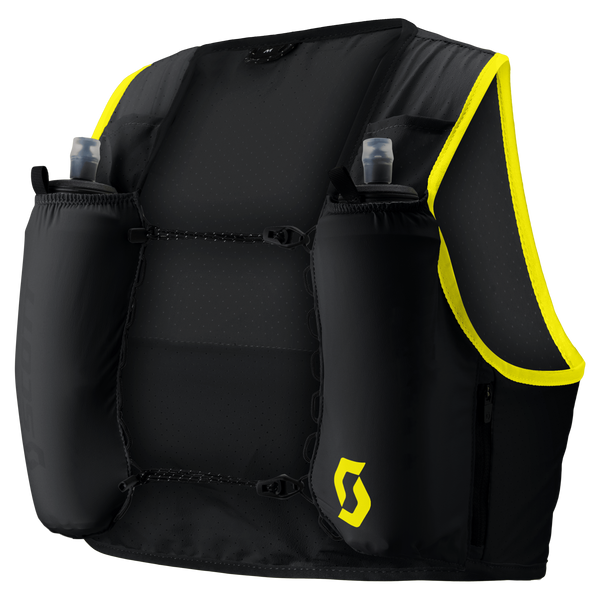 SCOTT RC Light TR' 2 Trinkrucksack – Black - Safety yellow – Packshot/Hero