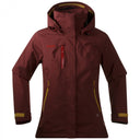 Bergans W FLYA INSULATED LADY JACKET - Dark Maroon - Dark Mustard XS Oberbekleidung - PeakStyle