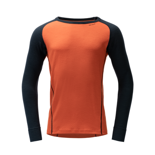 Devold DUO ACTIVE 205 Herren Merino Langarmshirt – Brick – Packshot