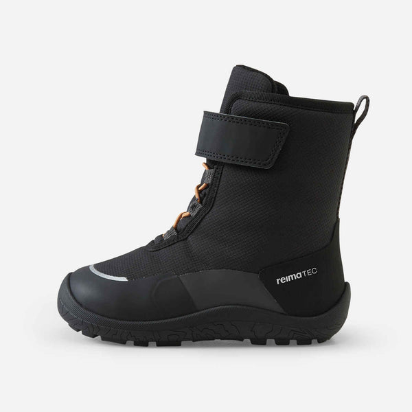 Reima Talvella Kids Barfuß-Winterstiefel in Black