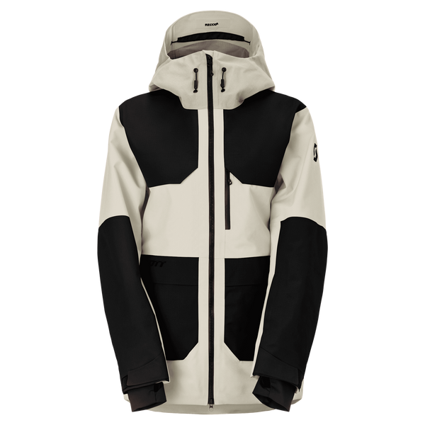 SCOTT Vertic Utility 3L Wintersportjacke Damen Black - Latte Beige Vorderansicht