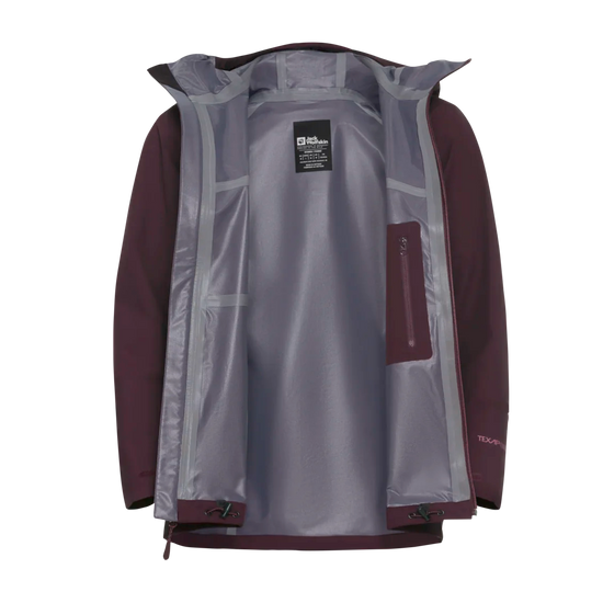 Jack Wolfskin W HIGHEST PEAK 3L JACKET W amaranth 2XL - PeakStyle