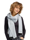 Dale Of Norway CHRISTIANIA SCARF Offwhite Metalgrey One size - PeakStyle