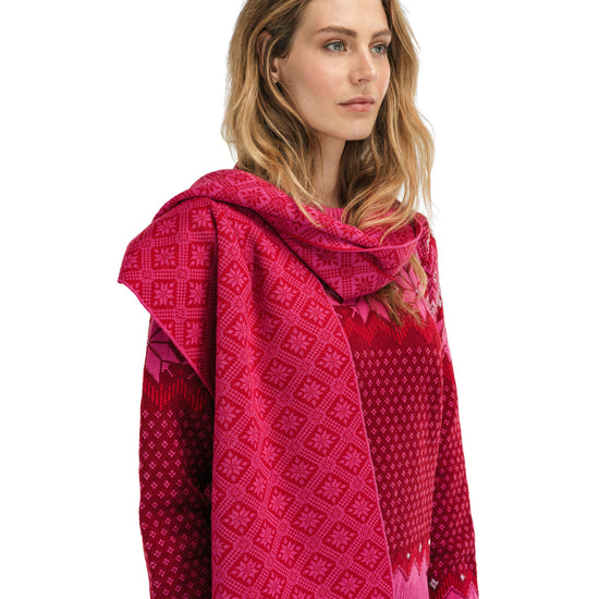 Dale Of Norway CHRISTIANIA SCARF Raspberry Allium One size - PeakStyle