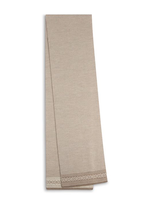 Dale Of Norway CORTINA Merino-Schal – Mountainstone - Offwhite – Packshot