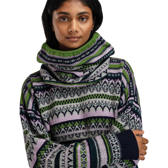 Dale Of Norway UTSIRA TUBULAR SCARF Marine Pinegreen Lightcharcoal One size - PeakStyle