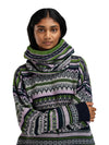 Dale Of Norway UTSIRA TUBULAR SCARF Marine Pinegreen Lightcharcoal One size - PeakStyle