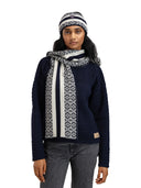 Dale Of Norway KVITEGGA SCARF Navy Offwhite One size - PeakStyle