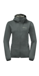 Jack Wolfskin WINDHAIN HOODY W slate green 3XL - PeakStyle