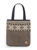 Dale Of Norway LEKNES TOTEBAG Coffee Offwhite One size - PeakStyle