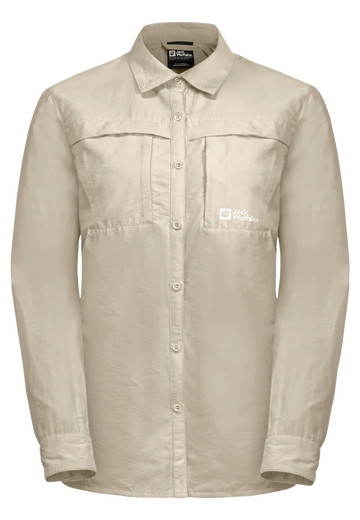 Jack Wolfskin W BARRIER LS SHIRT W stone 2XL - PeakStyle