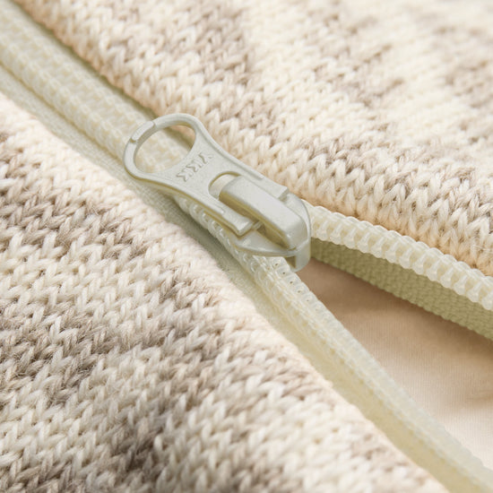 Dale Of Norway FROGNER Woll-Kissenhülle – Offwhite - Sand – Detail oder Lifestyle