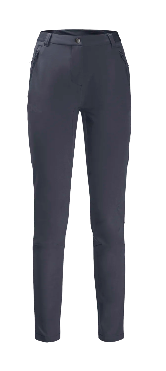 Jack Wolfskin W GEIGELSTEIN SLIM PANTS W Graphite 46 - PeakStyle
