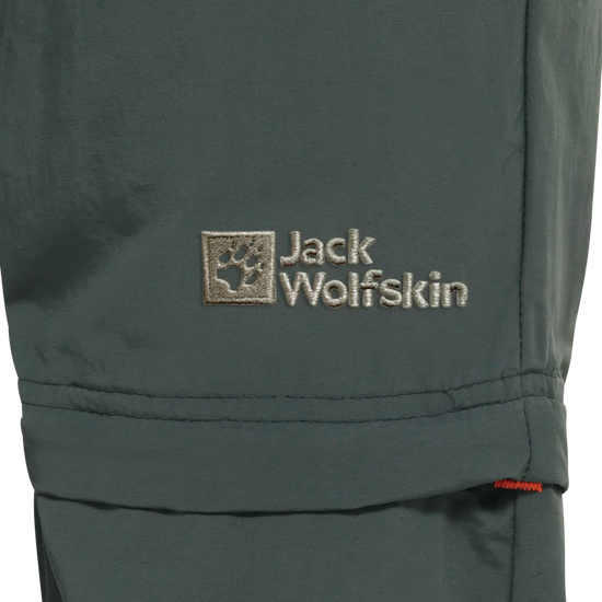 Jack Wolfskin SAFARI ZIP OFF PANTS K slate green 176 - PeakStyle