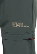 Jack Wolfskin SAFARI ZIP OFF PANTS K slate green 176 - PeakStyle