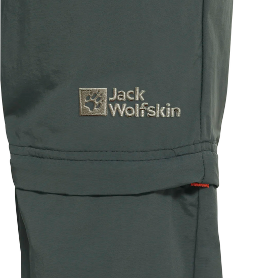 Jack Wolfskin SAFARI ZIP OFF PANTS K slate green 176 - PeakStyle