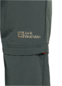 Jack Wolfskin SAFARI ZIP OFF PANTS K slate green 176 - PeakStyle