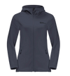 Jack Wolfskin W BAISELBERG HOODED FZ W Graphite XXL - PeakStyle