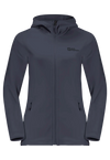 Jack Wolfskin W BAISELBERG HOODED FZ W Graphite XXL - PeakStyle