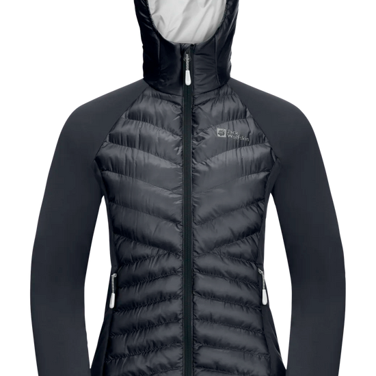 Jack Wolfskin W ROUTEBURN PRO HYBRID W Graphite Cool Grey 2XL - PeakStyle