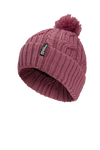 Jack Wolfskin POMPOM BEANIE raisin One Size - PeakStyle