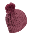 Jack Wolfskin POMPOM BEANIE raisin One Size - PeakStyle