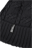 Jack Wolfskin POMPOM BEANIE black One Size - PeakStyle