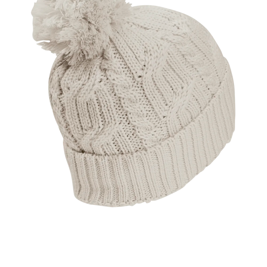 Jack Wolfskin POMPOM BEANIE pale sand One Size - PeakStyle