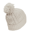 Jack Wolfskin POMPOM BEANIE pale sand One Size - PeakStyle
