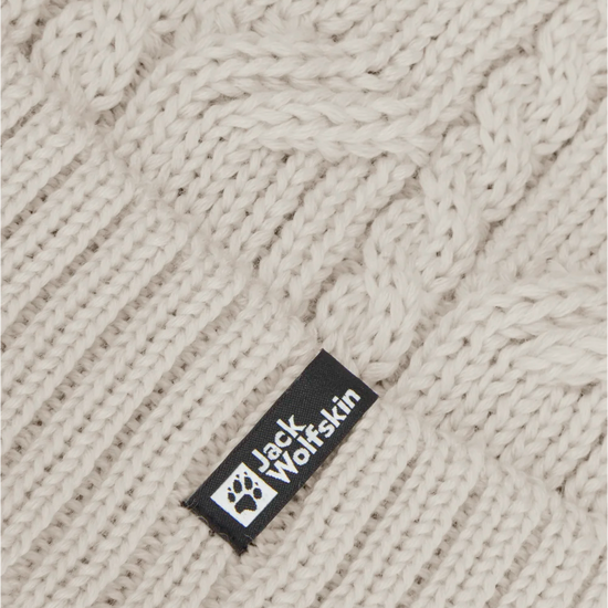 Jack Wolfskin POMPOM BEANIE pale sand One Size - PeakStyle