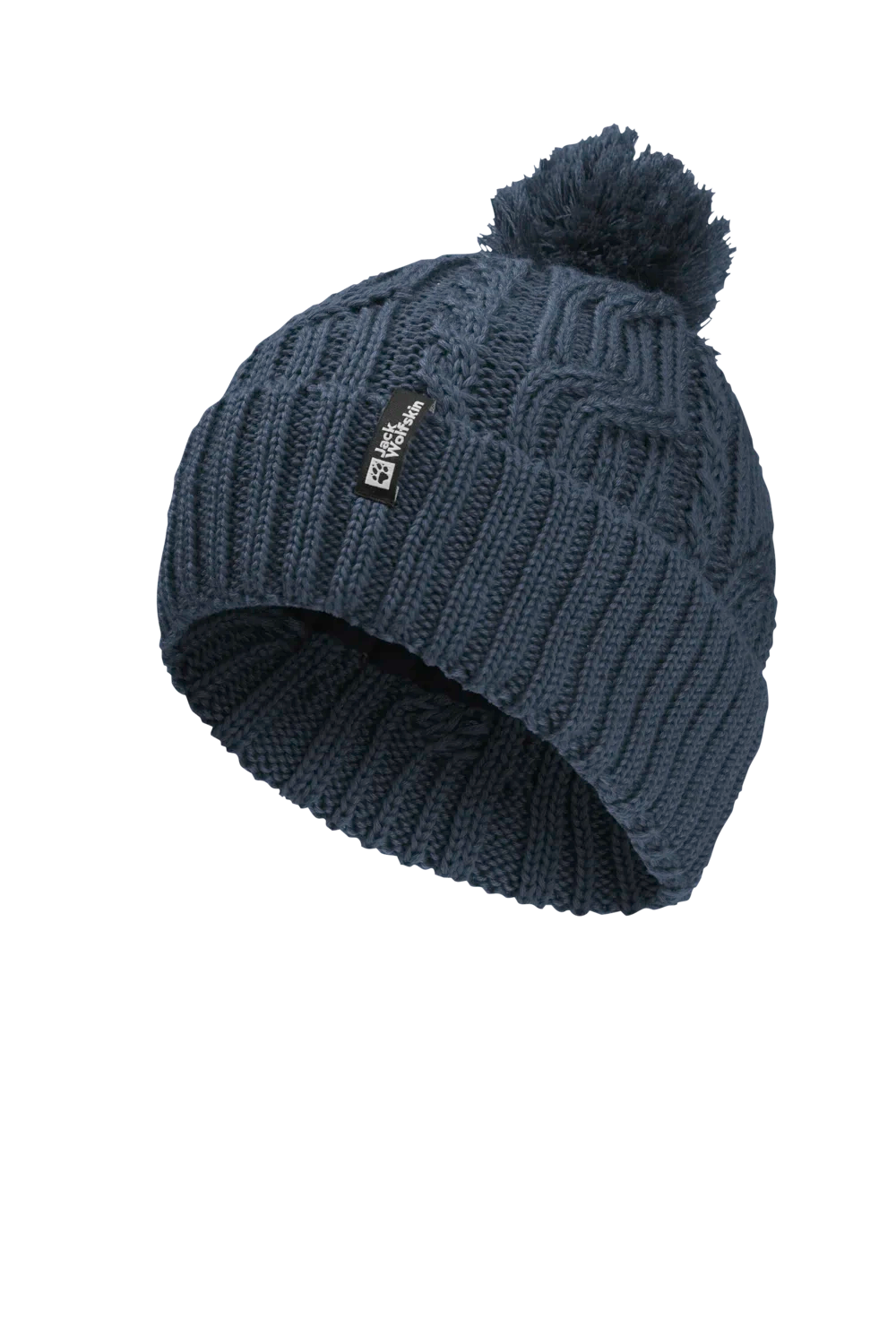 Jack Wolfskin POMPOM BEANIE midnight sky One Size - PeakStyle