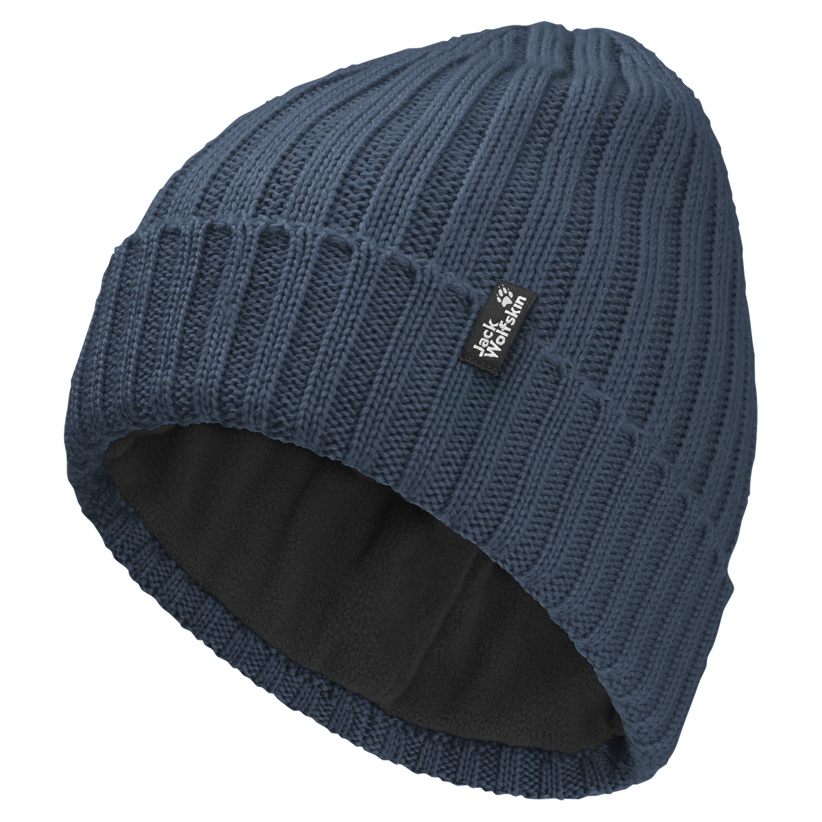 Jack Wolfskin RIB KNIT BEANIE Unisex Strickmütze Midnight Sky 1-a310