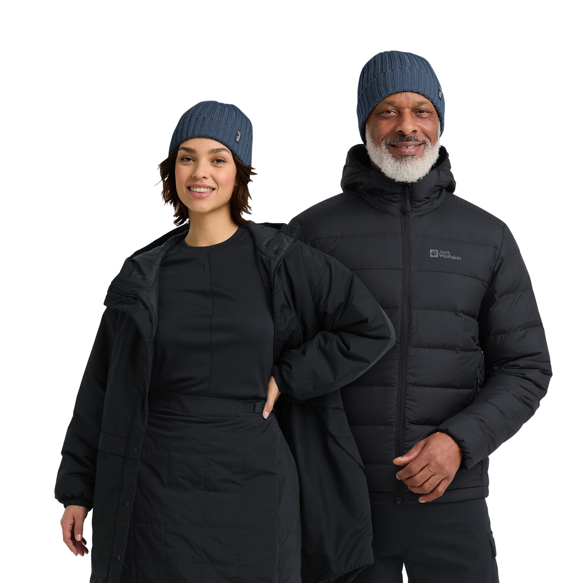 Jack Wolfskin RIB KNIT BEANIE Unisex Strickmütze Midnight Sky 2-ma100