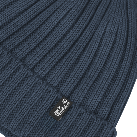 Jack Wolfskin RIB KNIT BEANIE Unisex Strickmütze Midnight Sky 9-a330
