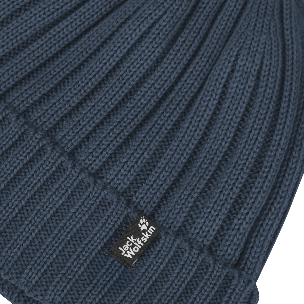 Jack Wolfskin RIB KNIT BEANIE Unisex Strickmütze Midnight Sky 9-a330