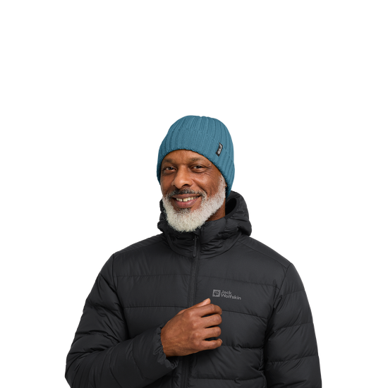 Jack Wolfskin RIB KNIT BEANIE Unisex Strickmütze Galapagos 4-ma125