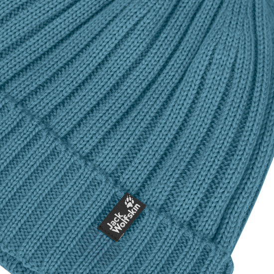 Jack Wolfskin RIB KNIT BEANIE Unisex Strickmütze Galapagos 9-a330