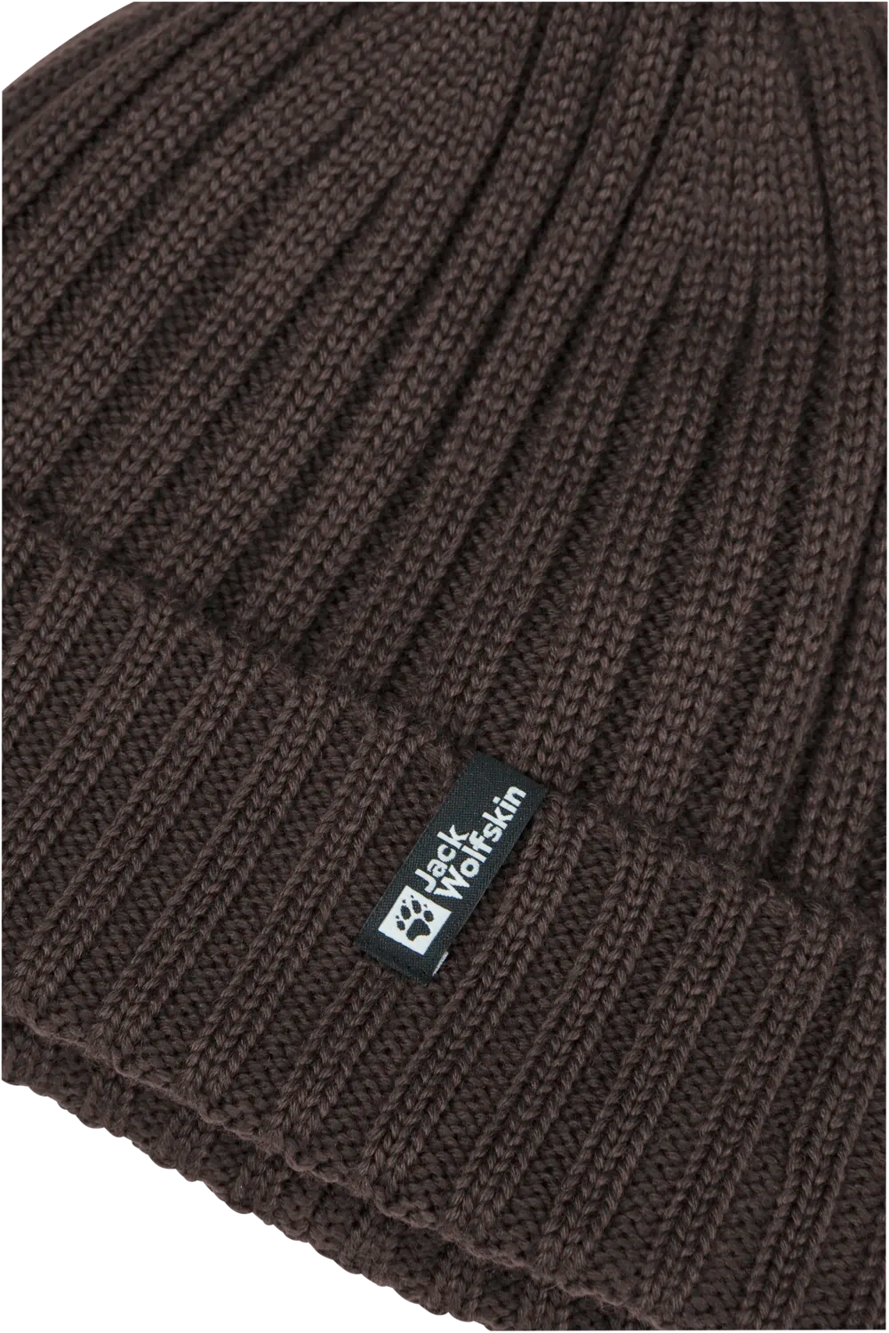 Jack Wolfskin RIB KNIT BEANIE peat One Size - PeakStyle