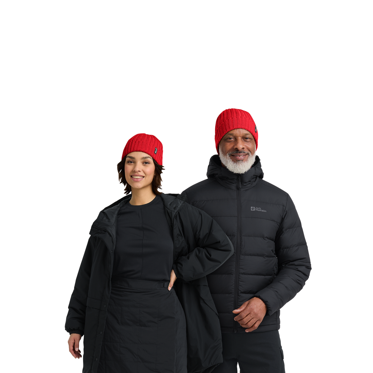 Jack Wolfskin RIB KNIT BEANIE Unisex Strickmütze Siren Red 2-ma100