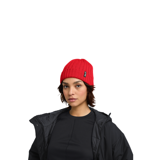 Jack Wolfskin RIB KNIT BEANIE Unisex Strickmütze Siren Red 4-ma130