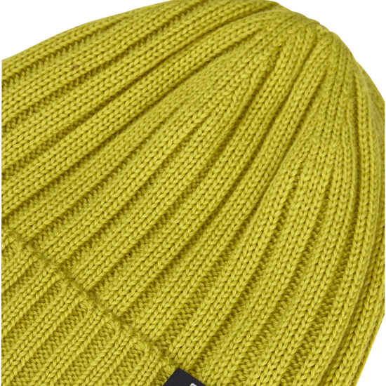 Jack Wolfskin RIB KNIT BEANIE chartreuse One Size - PeakStyle