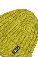 Jack Wolfskin RIB KNIT BEANIE chartreuse One Size - PeakStyle