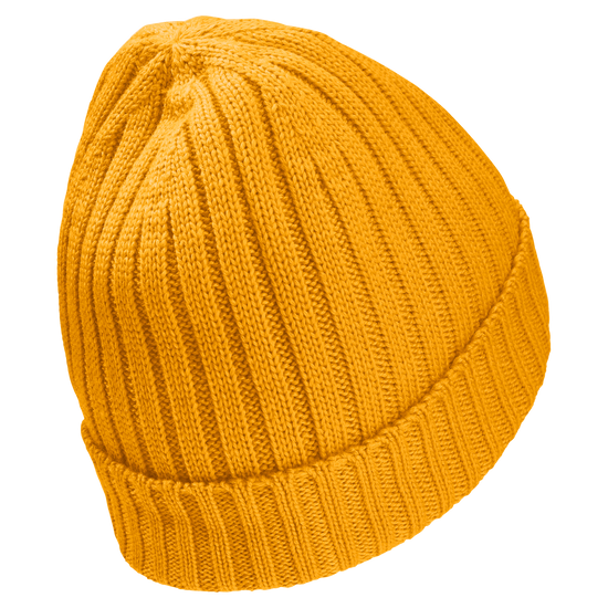 Jack Wolfskin RIB KNIT BEANIE Unisex Strickmütze Burly Yellow 1-a320