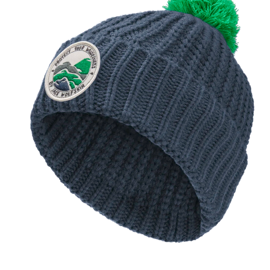 Jack Wolfskin POMPOM BADGE BEANIE K midnight sky M - PeakStyle