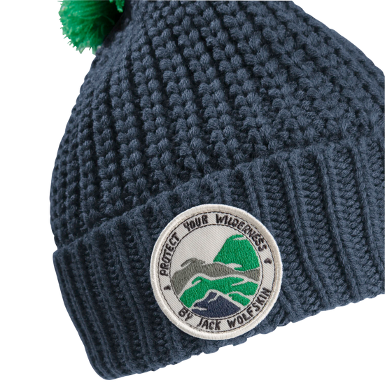 Jack Wolfskin POMPOM BADGE BEANIE K midnight sky M - PeakStyle