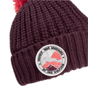 Jack Wolfskin POMPOM BADGE BEANIE K amaranth M - PeakStyle